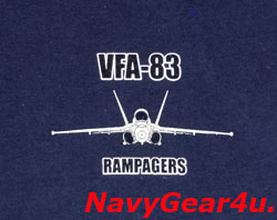 画像4: VFA-83 RAMPAGERS オフィシャルロングスリーブT-シャツ（長袖）