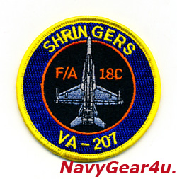 画像1: VFA-94/VFA-113統合チームVA-207 SHRINGERSショルダーバレットパッチ