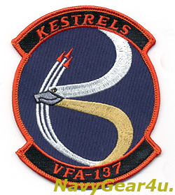 画像1: VFA-137 KESTRELS部隊パッチ（ラージVer.）