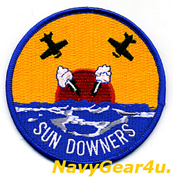 画像1: VF-111 SUNDOWNERS部隊パッチ（ラウンドVer.）