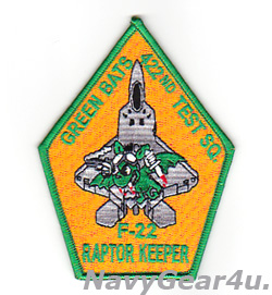 画像1: 53WG/422TES GREEN BAT F-22 RAPTOR KEEPERショルダーパッチ