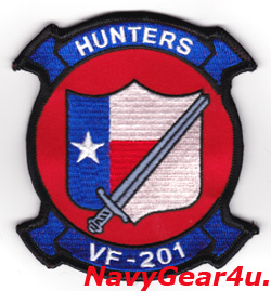 画像1: VF-201 HUNTERS部隊パッチ（ラージ）