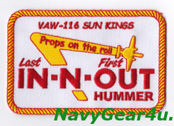 画像1: VAW-116 SUN KINGS "Last" IN-N- "First" OUT HUMMERパッチ