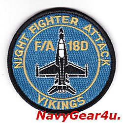 画像1: VMFA(AW)-225 VIKINGS F/A-18Dショルダーバレットパッチ(ベルクロ有無）