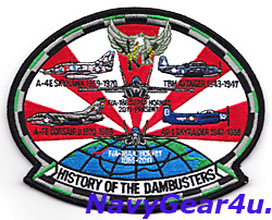 画像1: VFA-195 DAM BUSTERSヒストリーパッチII（NEWバージョン）
