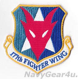 画像1: ニュージャージーANG 177 FIGHTER WINGコマンドパッチ