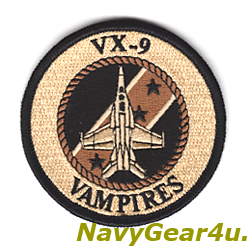 画像1: VX-9 VAMPIRES F/A-18E/Fショルダーバレットパッチ（デザート）