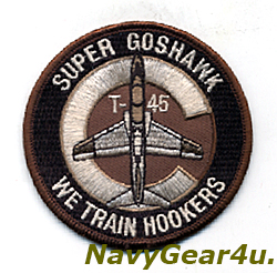 画像1: T-45C SUPER GOSHAWKショルダーバレットパッチ（デザート）