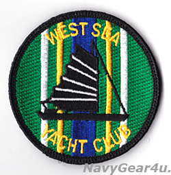 画像1: U.S.NAVY WEST SEA（朝鮮半島西海） YACHT CLUBパッチ（ベルクロ有無）