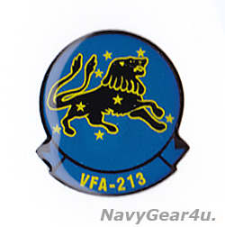 画像1: VFA-213 BLACK LIONS 3Dポッティングステッカー