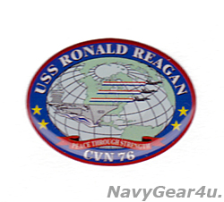画像1: CVN-76 RONALD REAGAN 3Dポッティングステッカー