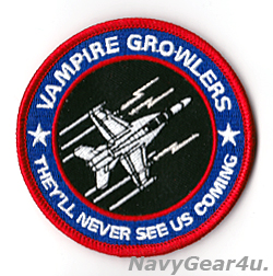 画像1: VX-9 VAMPIRES EA-18Gグラウラーショルダーバレットパッチ （ベルクロ有無）