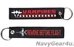 画像1: VX-9 VAMPIRES REMOVE BEFORE FLIGHTキーリング