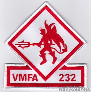 画像1: VMFA-232 RED DEVILS部隊パッチ（ラージ）