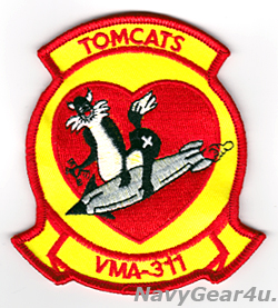 画像1: VMA-311 TOMCATS部隊パッチ（ベルクロ有無）
