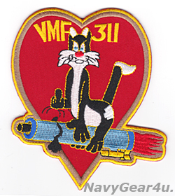 画像1: VMA/VMFA-311 TOMCATS THROWBACK部隊パッチ（ベルクロ有無）