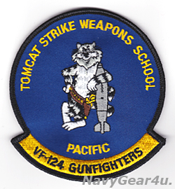画像1: VF-124 GUNFIGHTERS TOMCAT STRIKE WEAPONS SCHOOL PACIFICパッチ（ベルクロ有無）