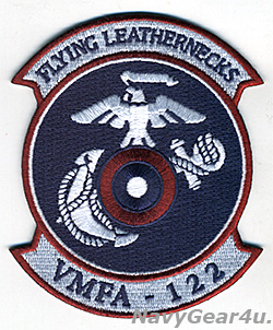 画像1: VMFA-122 THE FLYING LEATHERNECKS部隊パッチ（ベルクロ有無）