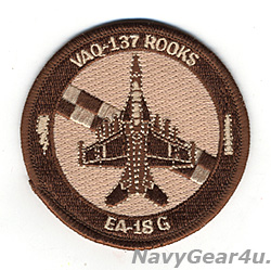 画像1: VAQ-137 ROOKS EA-18Gショルダーバレットパッチ（デザート）