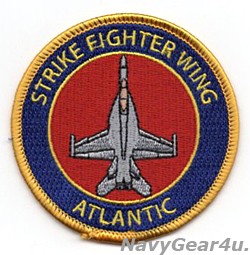 画像1: STRIKE FIGHTER WING ATLANTIC F/A-18Eショルダーバレットパッチ（ベルクロ有無）