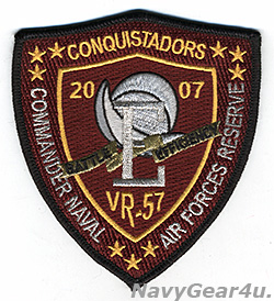 画像1: VR-57 CONQUISTADORS 2007年バトルＥアワード受賞記念パッチ（デッドストック）
