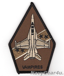 画像1: VX-9 VAMPIRES F/A-18E/Fショルダーパッチ（デザート/ベルクロ有無）