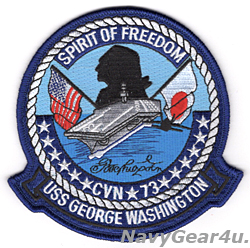 画像1: CVN-73ジョージ・ワシントン部隊パッチ（日米ver.）