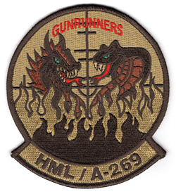 画像1: HMLA-269 GUNRUNNERS部隊パッチ（デザート）
