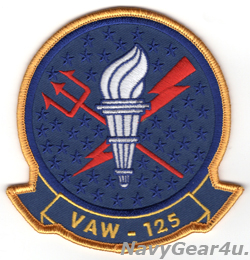 画像1: VAW-125 TIGERTAILS 部隊パッチ（星条旗Ver./ベルクロ有無）
