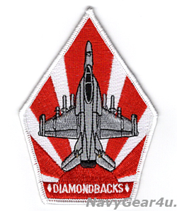 画像1: VFA-102 DIAMONDBACKS F/A-18F ショルダーパッチ（Ver.2/ベルクロ有無）