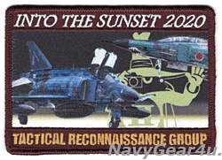 画像1: 航空自衛隊偵察航空隊INTO THE SUNSET 2020記念パッチ（ベルクロ有無）