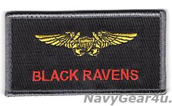 画像1: VAQ-135 BLACK RAVENS  SUBDUDE ファン用EWO（NFO）ネームタグ（ベルクロ付き）
