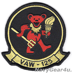 画像1: VAW-125 TIGERTAILS "TORCH BEARERS"部隊パッチ（ベルクロ有無）