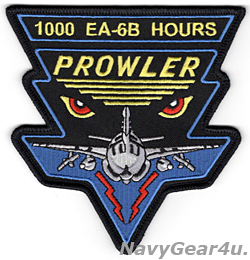 画像1: EA-6BプラウラーEYES 1000飛行時間達成記念ショルダーパッチ