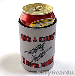 画像2: VFA-154 BLACK KNIGHTS缶クージー(ライトグレイ）
