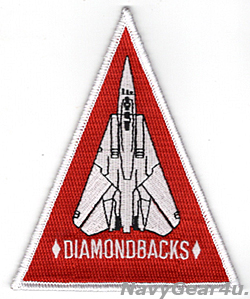画像1: VFA-102 DIAMONDBACKS THROWBACKショルダーパッチ（F-14時代/ベルクロ有無）