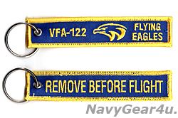 画像1: VFA-122 FLYING EAGLES REMOVE BEFORE FLIGHTキーリング