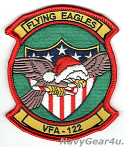 画像1: VFA-122 FLYING EAGLES HOLIDAY部隊パッチ（ベルクロ有無）