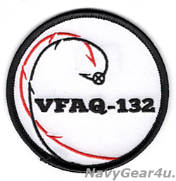 画像1: VAQ-132 SCORPIONS "VFAQ-132" ACMショルダーパッチ（ベルクロ有無）