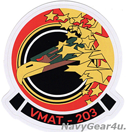 画像1: VMAT-203 HAWKSステッカー
