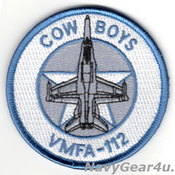 画像1: VMFA-112 COWBOYS F/A-18ショルダーバレットパッチ（スタンダード/ベルクロ付き）