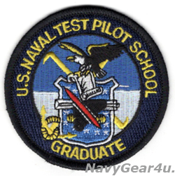 画像1: US.NAVY TEST PILOT SCHOOL GRADUATE（卒業）パッチ（ベルクロ有無）