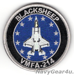 画像1: VMFA-214 BLACK SHEEP F-35Bショルダーバレットパッチ（ベルクロ付き）
