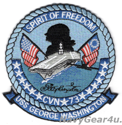 画像1: CVN-73ジョージ・ワシントン部隊パッチ