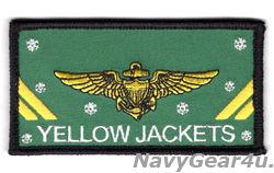 画像1: VAQ-138 YELLOW JACKETS HOLIDAY パイロットネームタグ(ベルクロ付き）