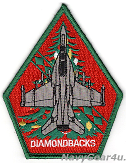 画像1: VFA-102 DIAMONDBACKS F/A-18F HOLIDAYショルダーパッチ（ベルクロ有無）
