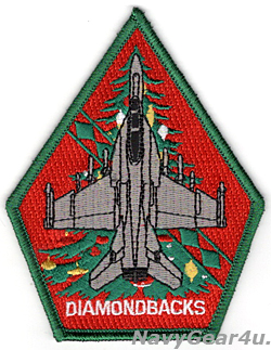 画像1: VFA-102 DIAMONDBACKS F/A-18F HOLIDAYショルダーパッチ（ベルクロ有無）