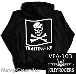 画像1: VFA-103 JOLLY ROGERS ヘビーウェイト HOODIE（パーカー/Champion製12oz）