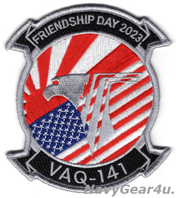 画像1: VAQ-141 SHADOWHAWKS 岩国フレンドシップデイ2023記念部隊パッチ（ベルクロ有無）
