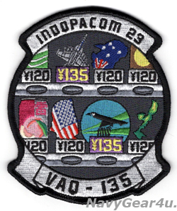 画像1: VAQ-135 BLACK RAVENS 2023年三沢PACOM DEPLOYMENT部隊パッチ（ベルクロ有無）